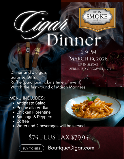 Cigar Dinner – March 19, 2026