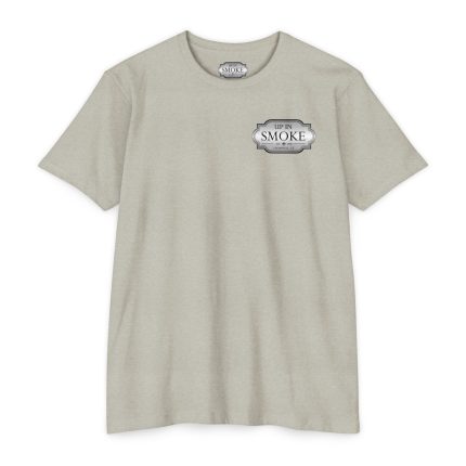 Up In Smoke Graphic T-Shirt — Vintage Cigarette Label Back Print