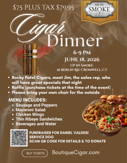 Cigar Dinner – June 18, 2026